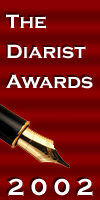 [ 2002 Diarist Awards Logo ]